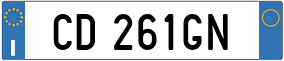Truck License Plate